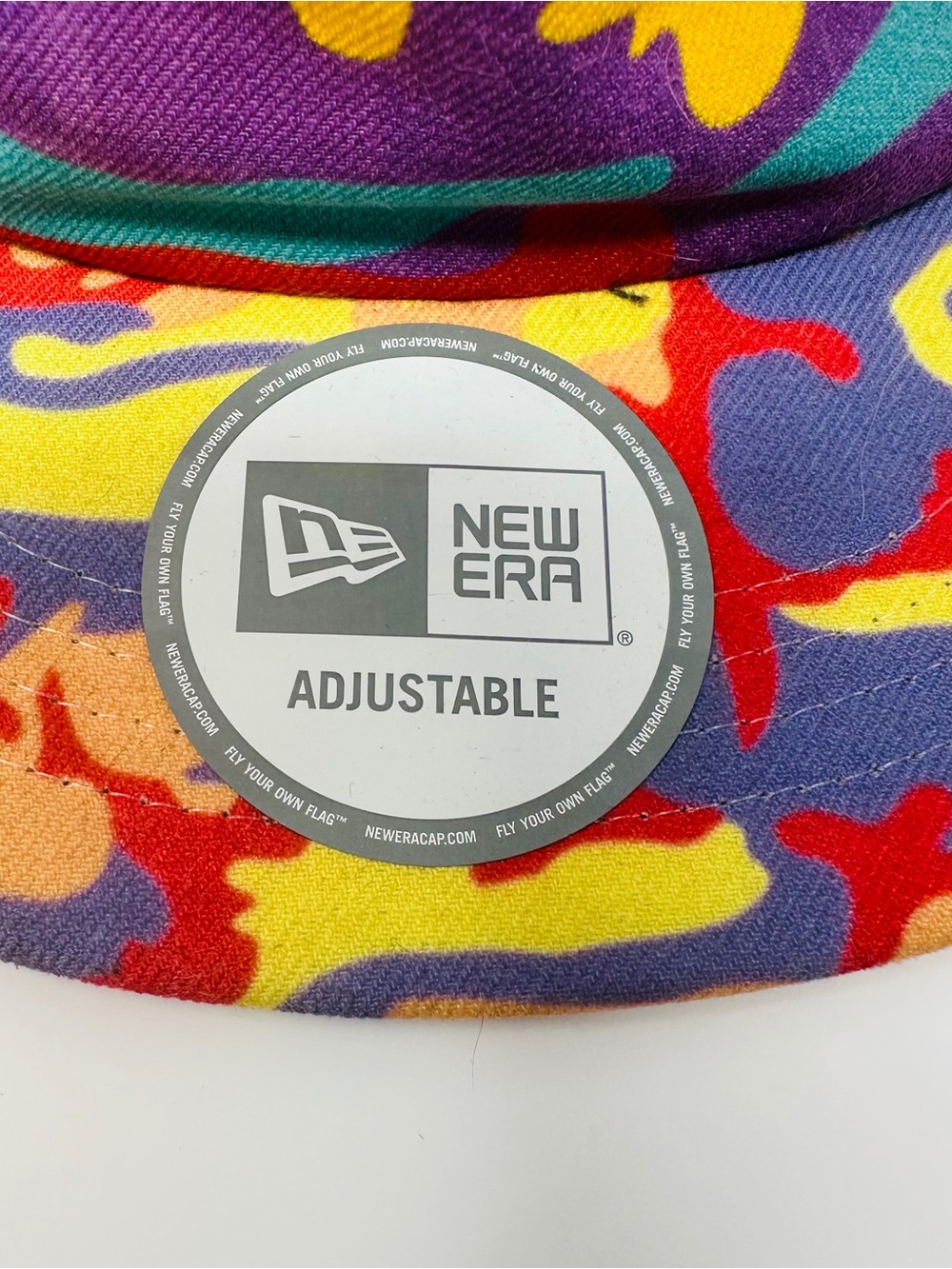 Andy Warhol Foundation New Era 5-Panel Hat Camo Pop Art Adjustable Hook Loop - Picture 6 of 15